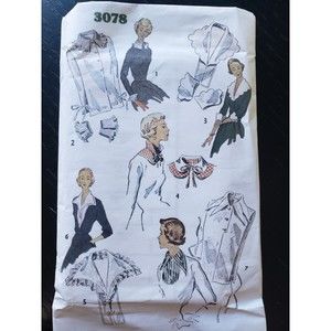 Simplicity 3078 - Reproduction pattern - Accessories/dickies/cuffs